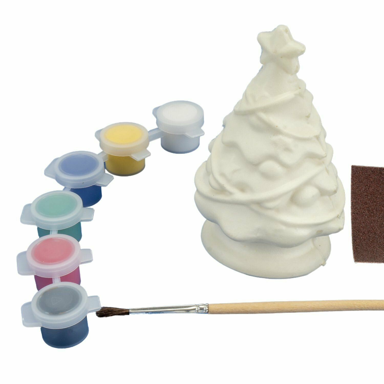 Набор для творчества LORI Игрушка-раскраска 3D Art "Нарядная ёлочка"