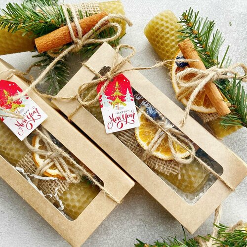 Свечи новогодние в подарок