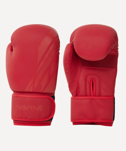 Изображение товара Перчатки боксерские Insane Oro, пу, красный, 12 Oz
