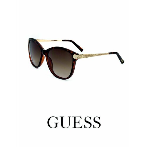 фото Солнцезащитные очки guess, коричневый