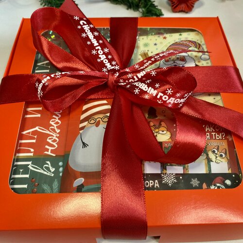 Новогодний подарочный набор от бренда Milby, подарки на Новый год дракона в подарочной упаковке
