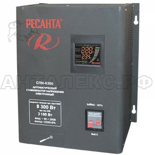 Стабилизатор напряжения 220В Ресанта СПН 8 300
