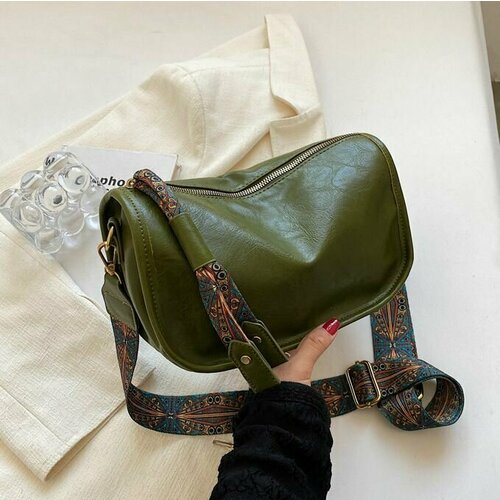 Сумка кросс-боди , зеленый