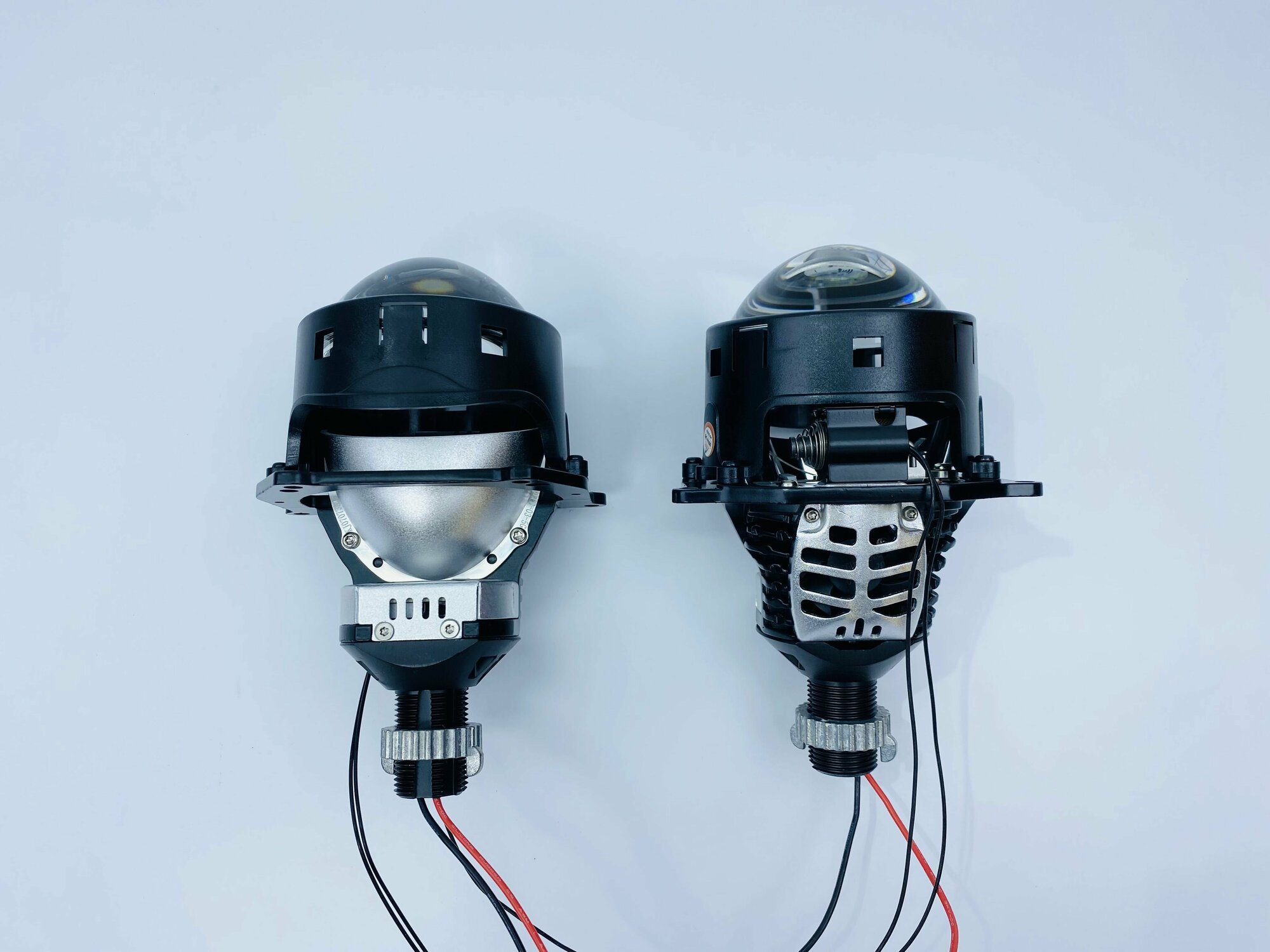 Светодиодные би лед модули ближнего/дальнего света Bi LED Aozoom A13 New 2023, 12V, 5500K, 3.0", комплект, 2 линзы — фото 8