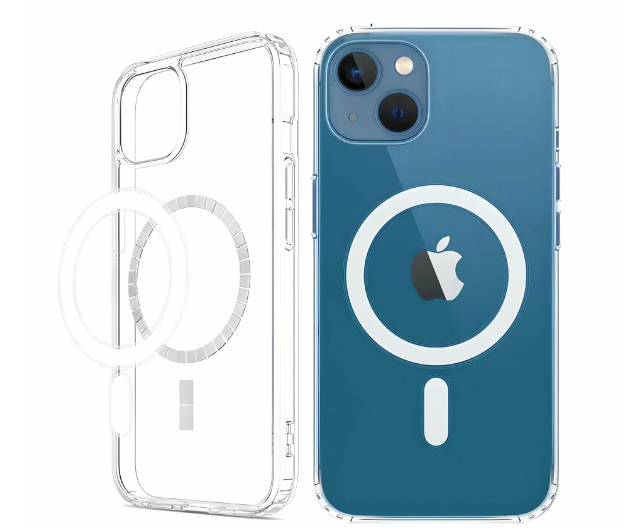 Чехол для iPhone 13 с технологией MagSafe, прозрачный