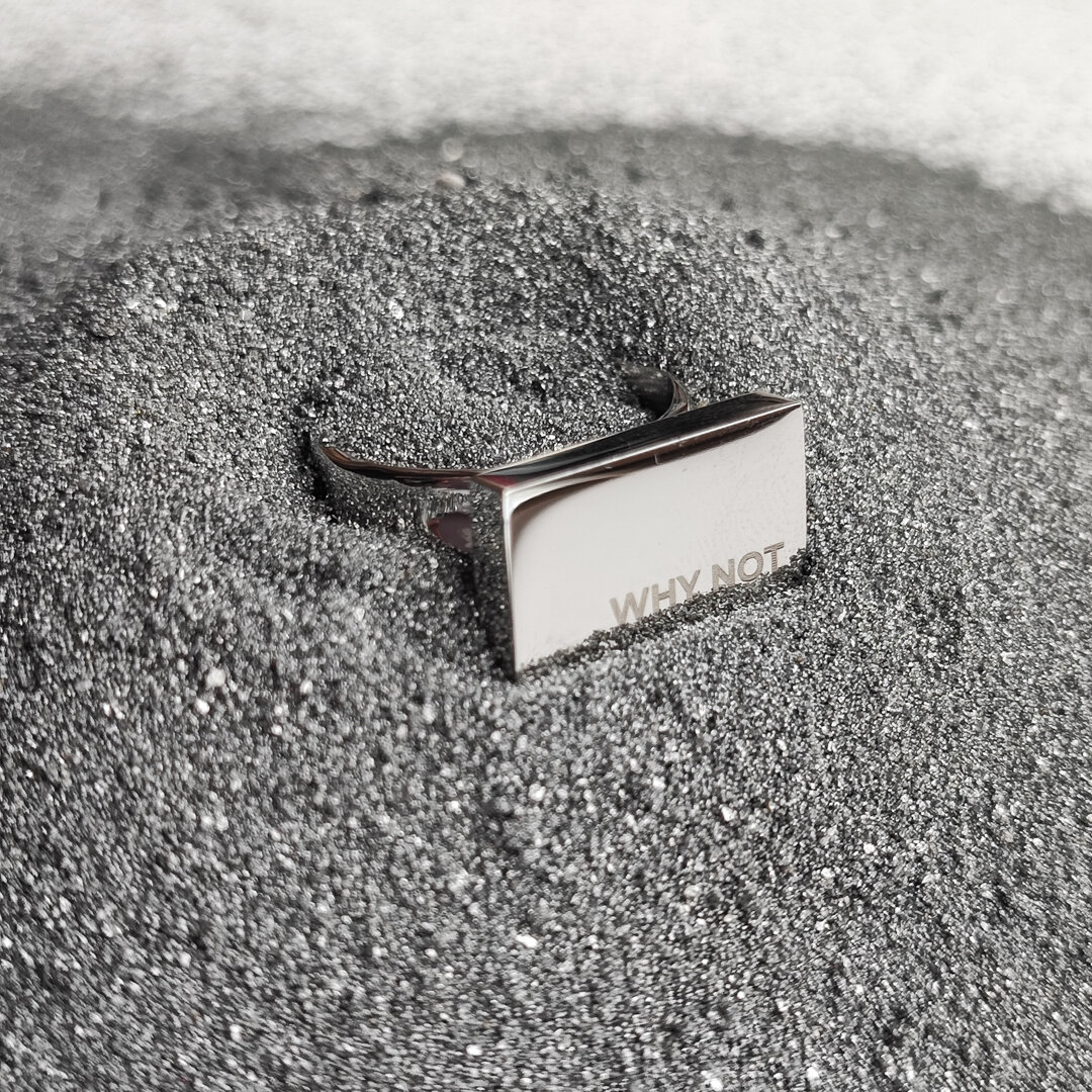 Кольцо Hitrospletenia, серебристый — фото 1