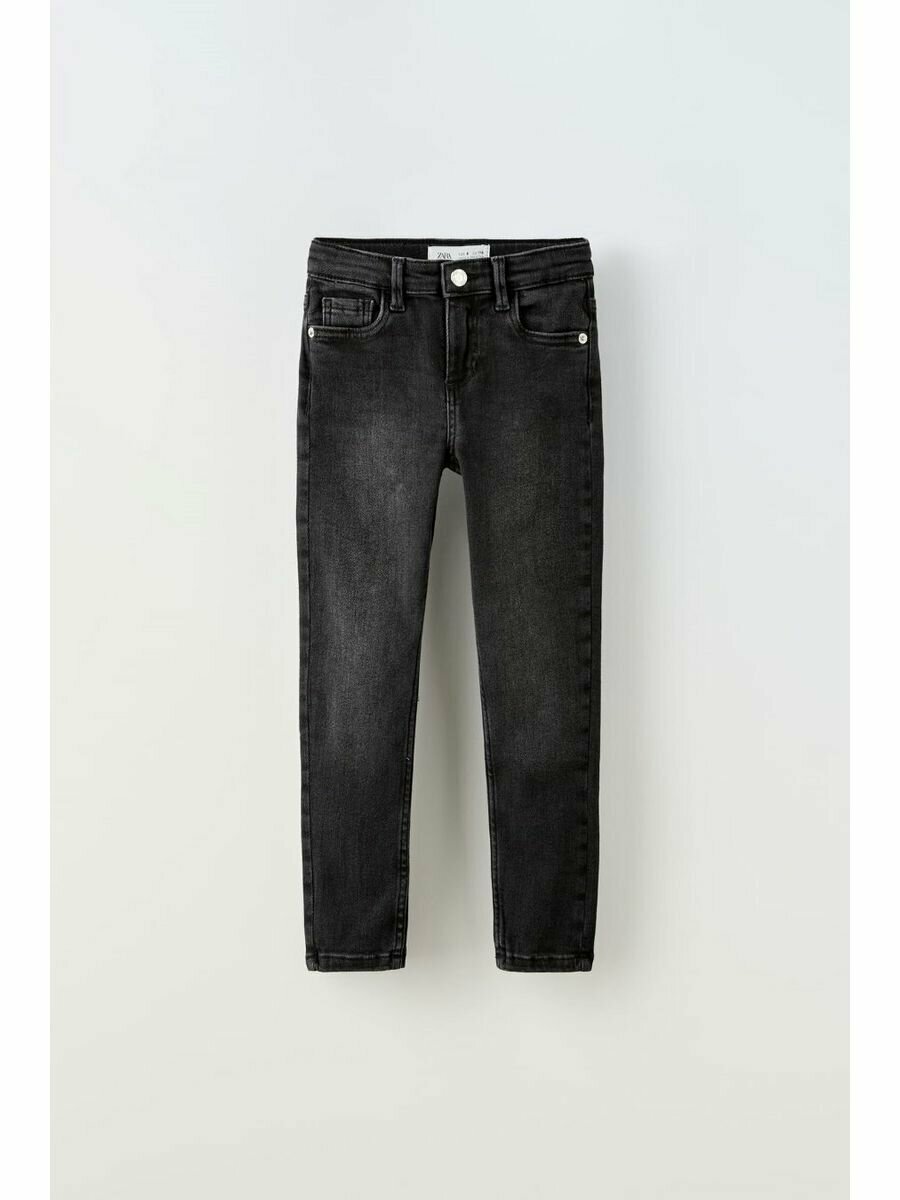 Джинсы Zara, размер 116, черный