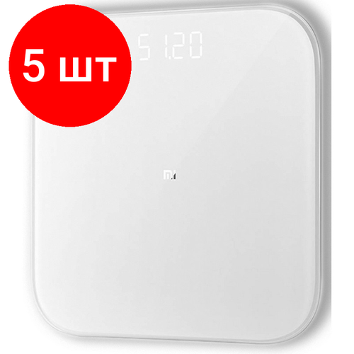 optitect smart kitchen scale purple Комплект 5 штук, Весы умные Xiaomi Mi Smart Scale 2 (Белый)