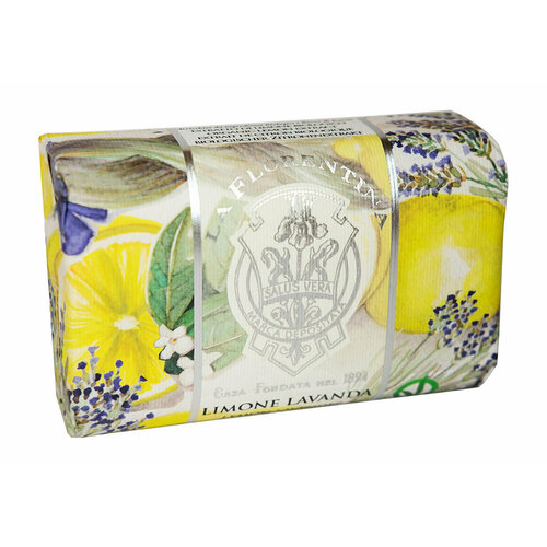 Мыло с экстрактами лимона и лаванды La Florentina Soap Lemon and Lavender la florentina soap lemon and lavender