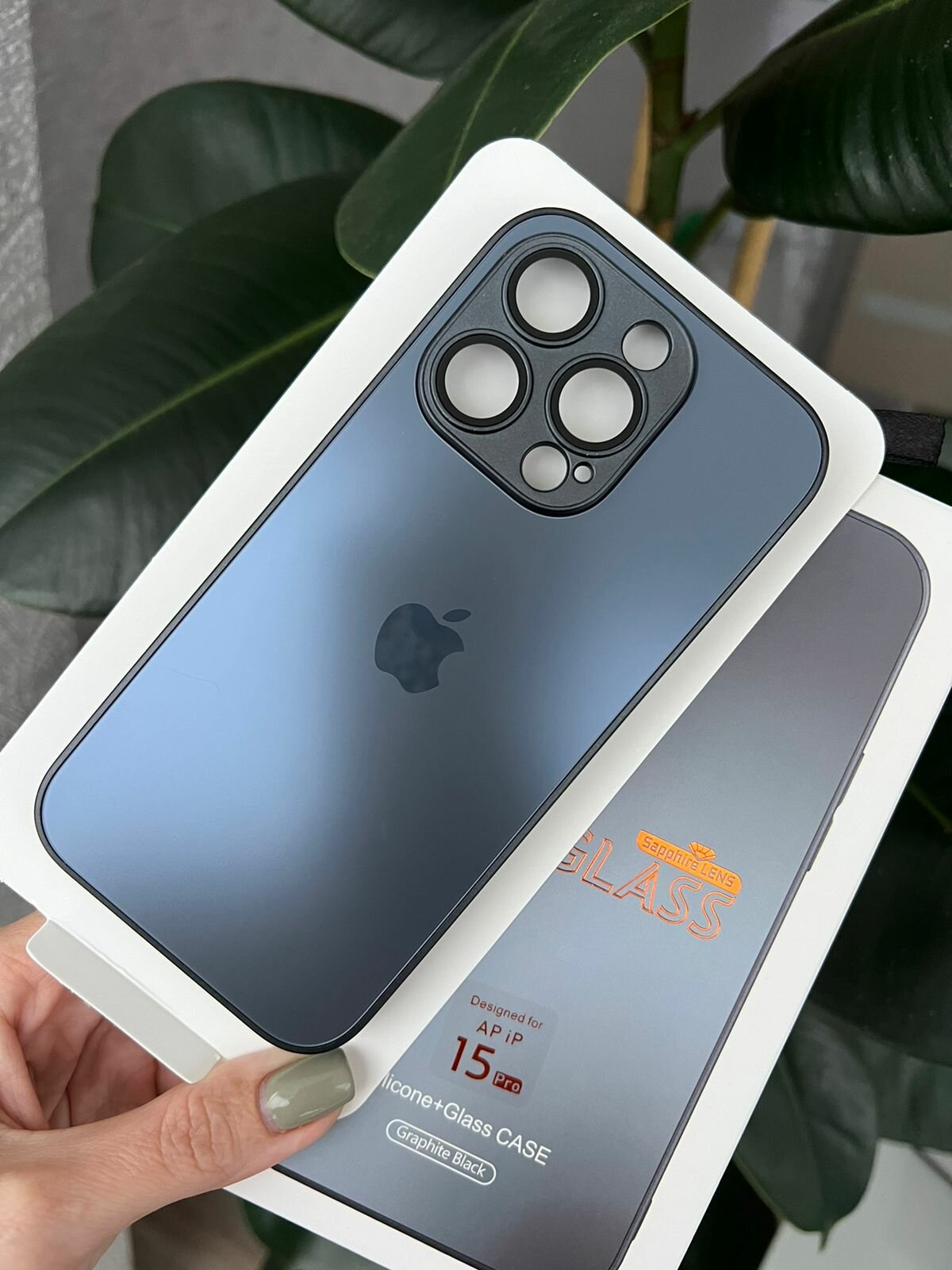 фото (AG) Чехол матовый IPhone 13 белый с защитой на линзах