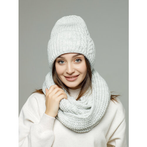 Комплект бини DM-Collection, размер 52-58, серый