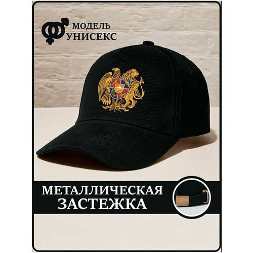 фото Бейсболка , размер 56/60, черный caplab