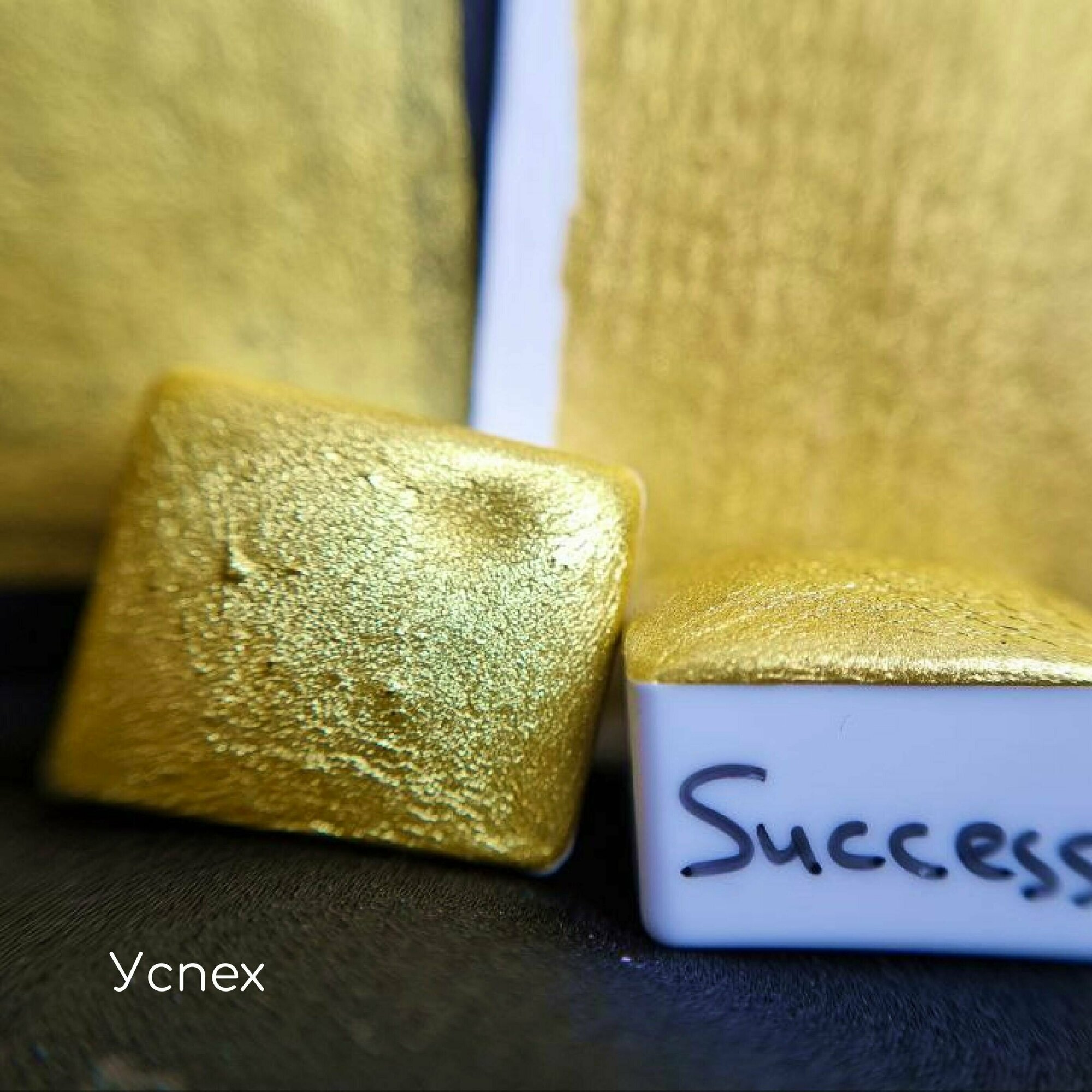 Акварель блестящая металлик Успех - Success, полукювета