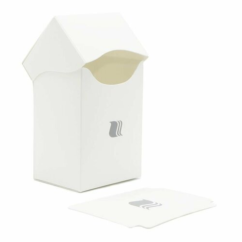 Пластиковая коробочка Blackfire вертикальная (80+ карт) Белый