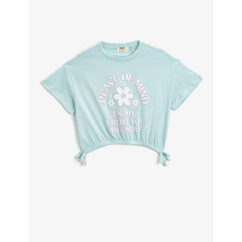 фото Футболка koton, размер 4-5 лет, синий