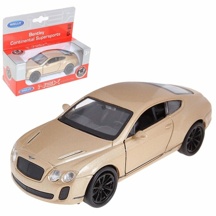 Модель машины Welly Bentley Continental Supersports, 1:34-39 (43623)