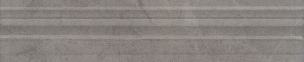 фото BLE008 Багет Гран Пале серый 25*5.5 керам. бордюр
