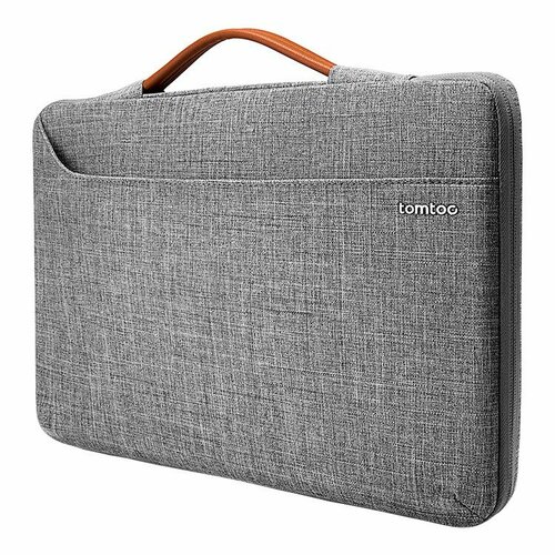 сумка tomtoc defender laptop handbag a22 для ноутбуков 14 чёрная black Сумка Tomtoc Defender Laptop Handbag A22 для ноутбуков 13 серая (Gray)