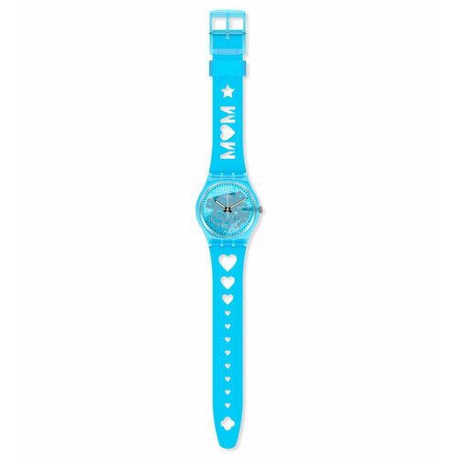 Наручные часы swatch Часы наручные SWATCH LOVE FROM A TO Z GZ353, голубой