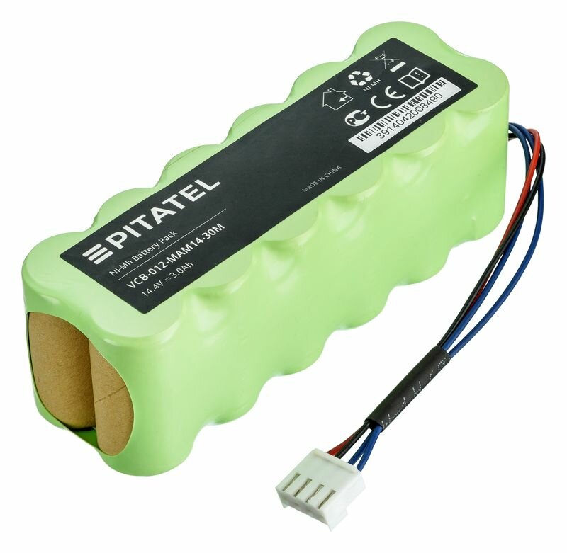 Аккумулятор Pitatel для пылесосов Mamirobot K3, K5, K7, Ni-Mh 14.4V 3000mAh