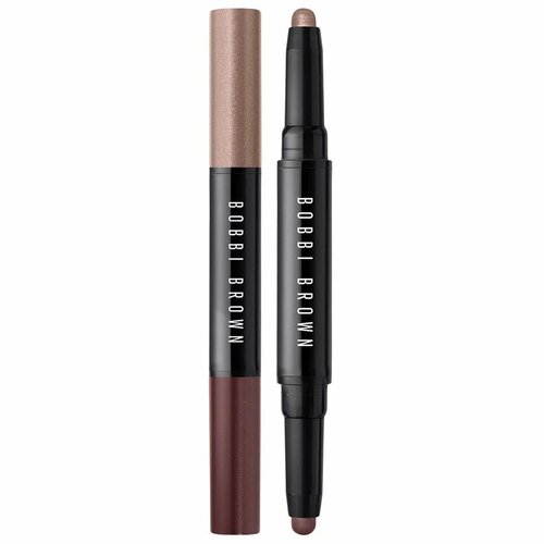 BOBBI BROWN Двусторонние тени-карандаш для век Dual-Ended Long Wear Cream Eye Shadow Stick (Pink Steel / Bark)