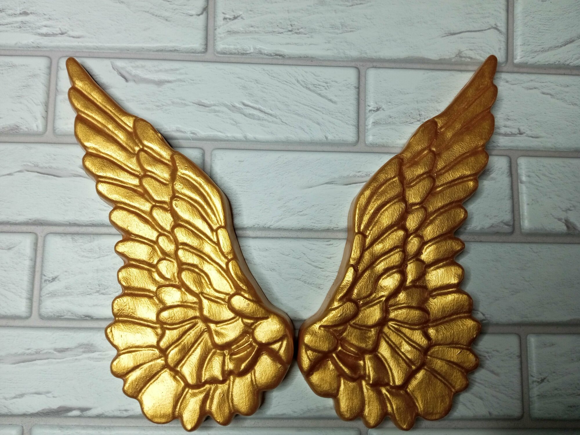 Крылья ангела на стену / 3D Decor Декорация настенная / Настенное панно золото