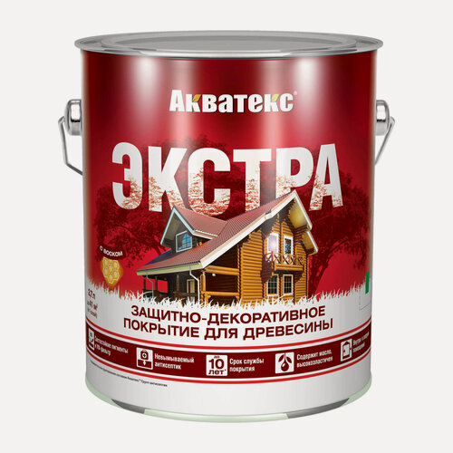 Изображение товара Защитно-декоративное покрытие акватекс экстра (калужница / 2.7л.)