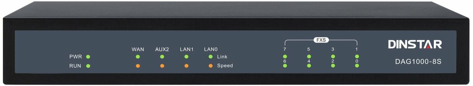 VoIP шлюз Dinstar DAG1000-8S
