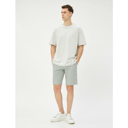 фото Шорты koton, размер 46, серый