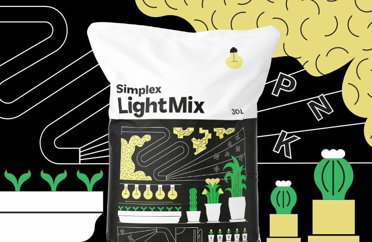 Органический субстрат Simplex LightMix 50 л. - фотография № 2