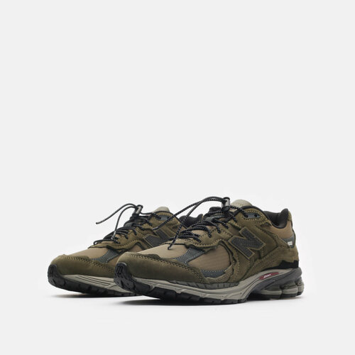 фото Кроссовки new balance, размер 8,5us, зеленый, хаки