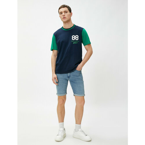 фото Шорты koton, размер 44/46, синий