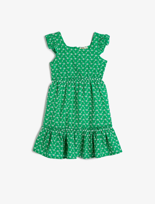 Платье KOTON, размер 122/128, зеленый