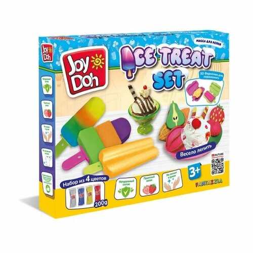 Joy Doh Масса для лепки набор эскимо (4 х 50г.) ICET-200 bag масса для лепки joy doh набор мороженое