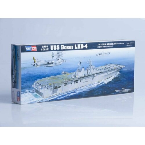Сборная модель Корабль USS Boxer LHD-4 сборная модель hobbyboss iwo jima lhd 7 83408 1 700