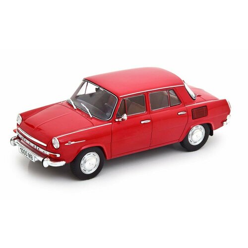 SKODA 1000 MB 1969 Red, масштабная модель коллекционная