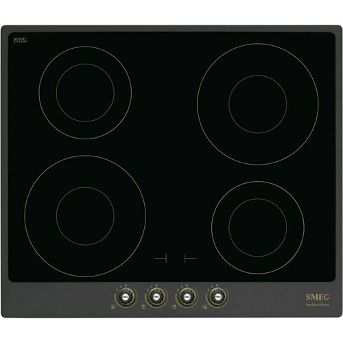 Индукционная варочная панель Smeg SI764AOM черная 14979000₽