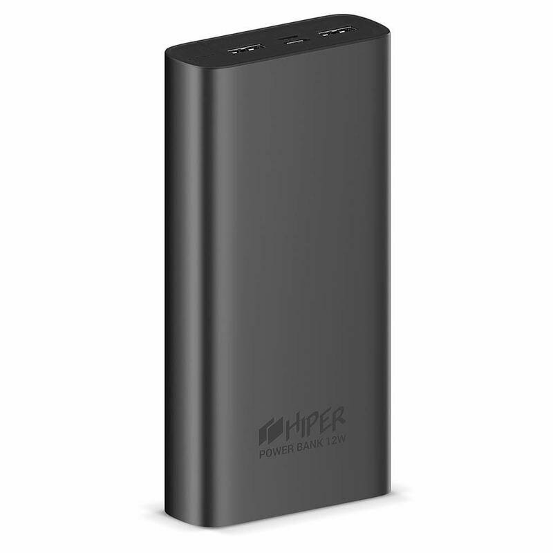 Внешний аккумулятор (Power Bank) HIPER Metal20K, 20000мAч, темно-серый [metal 20k space gray] - фото №15