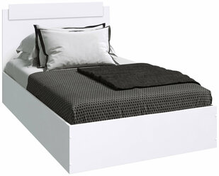 Кровать Эра Эко белый гладкий 203.7х123.7х85 см