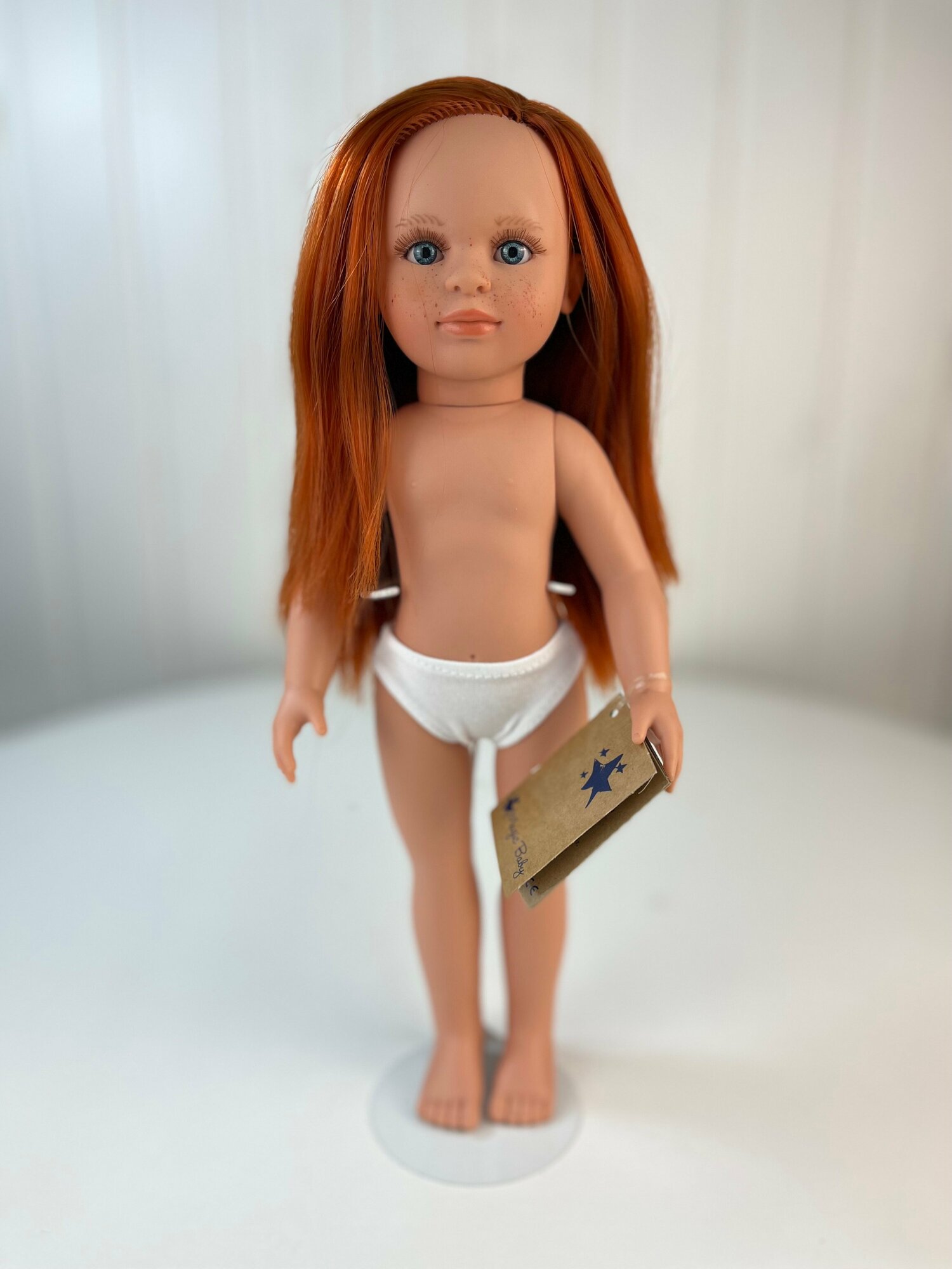Кукла Lamagik "Нина", рыжие волосы, без одежды, 33 см, арт. 3304