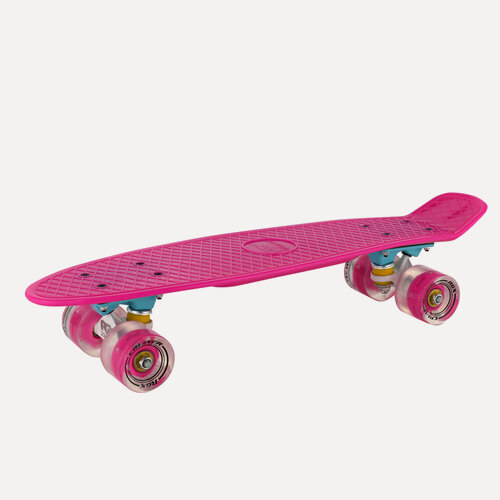 Изображение товара Мини-круизер Rgx Pnb-01gw (22") Pink светящиеся колеса
