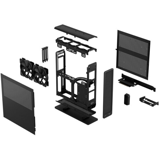 Корпус Fractal Design Ridge Black mITX FD-C-RID1N-01 - фото №6