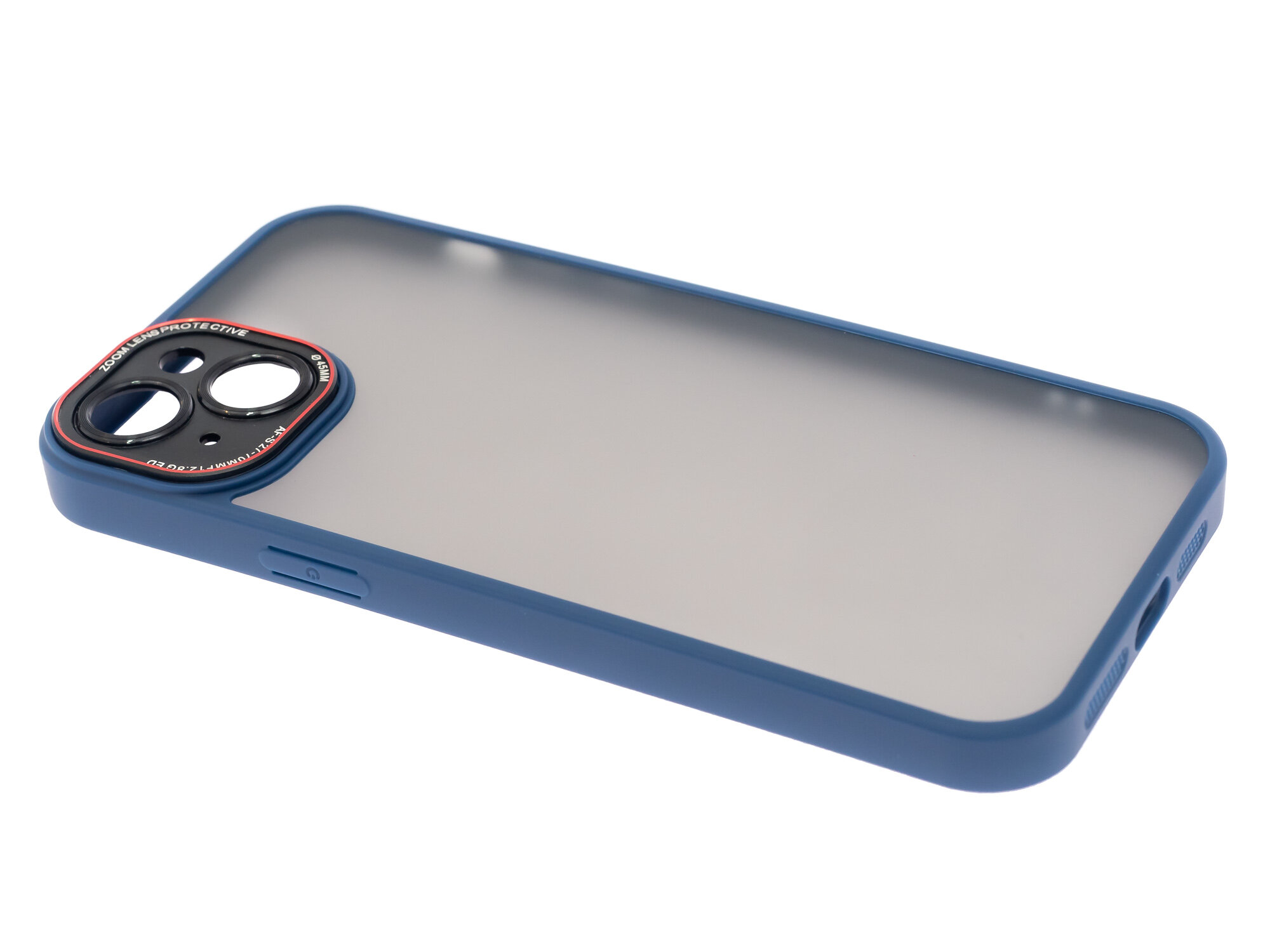 Чехол-накладка для iPhone 15 Plus VEGLAS Crystal Shield синий