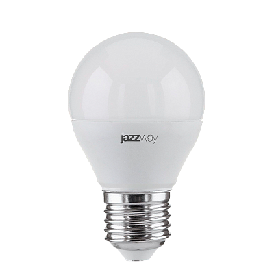 Светодиодная лампа JazzWay PLED ЕСО 5W эквивалент 40W 4000K 400Лм E27 шар (комплект из 4 шт)