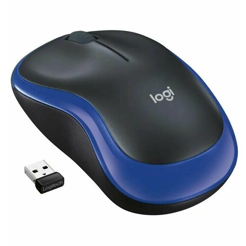 Мышь беспроводная Logitech M185 Blue 910-002632 172700₽