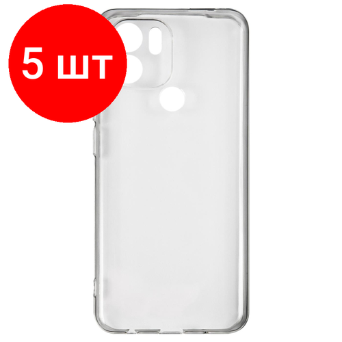 Комплект 5 штук, Чехол накладка силикон iBox Crystal для Xiaomi Redmi A1+ (УТ000032502) чехол ibox crystal для телефона xiaomi redmi 9c силиконовый кардхолдер прозрачный