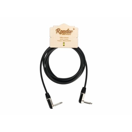 RUS1503 Кабель инструментальный, 3м, Rooster
