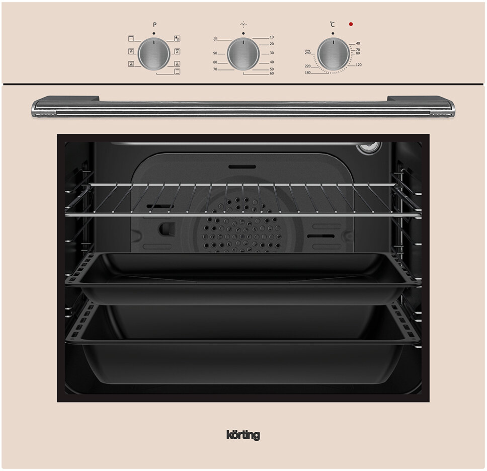 Встраиваемый духовой шкаф KORTING OKB 370 CMB, официальная гарантия