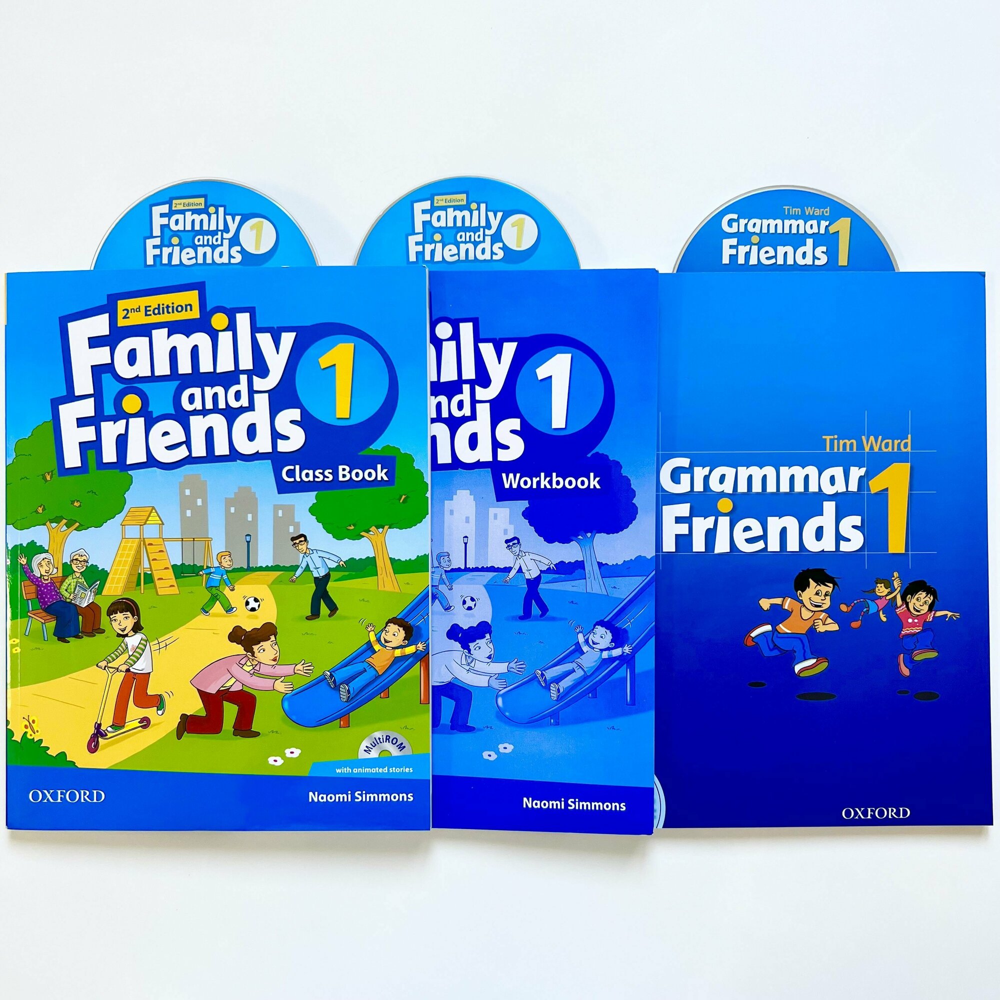 Family and Friends 1 (2nd edition) Class Book + Workbook + Grammar friends 1 + CD