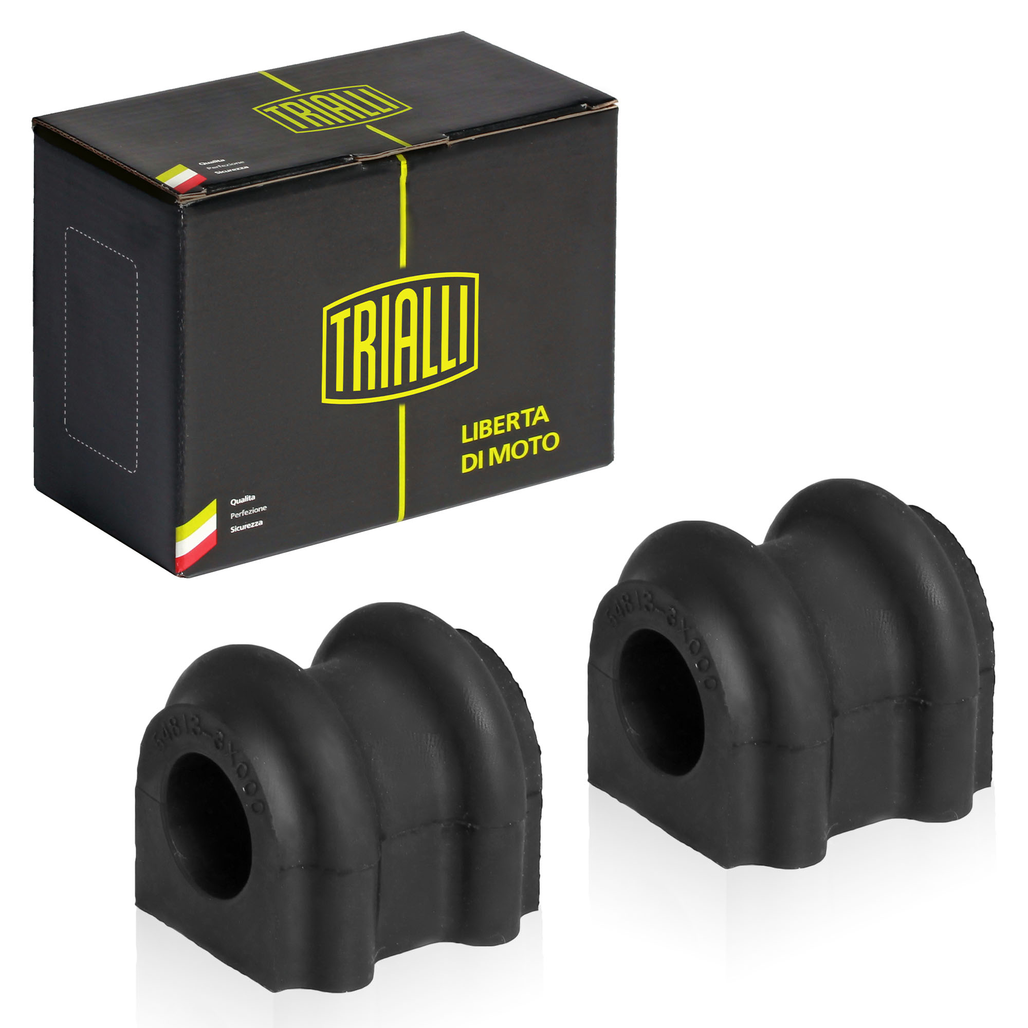 TRIALLI RB0832 (548133X000 / 548133X001 / RB0832) втулка стабилизатора перед. (2 шт.) для а / м solaris (10-) (rb 083